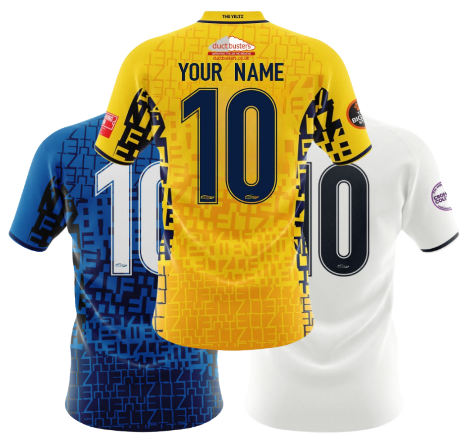 Add your name and number to the back of your replica